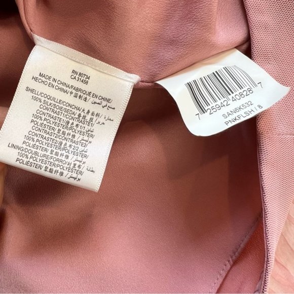 100% silk overlay bustier mini dress - Picture 9 of 13